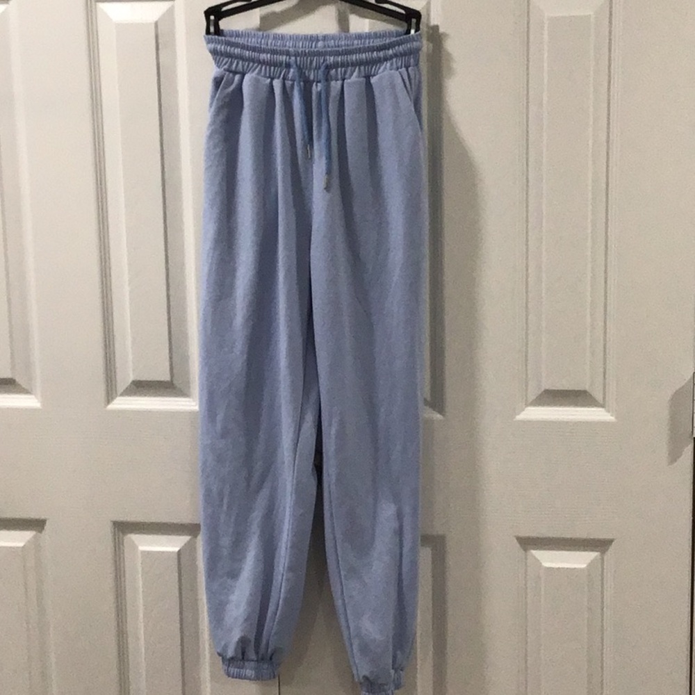Light Blue Jogger Pants